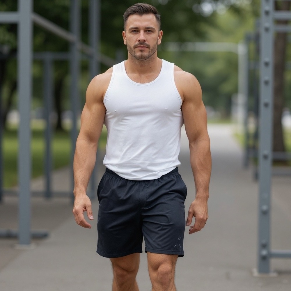 Ten Thousand Mens Interval Shorts Black 9 Inch Inseam Large Training Gym Workout